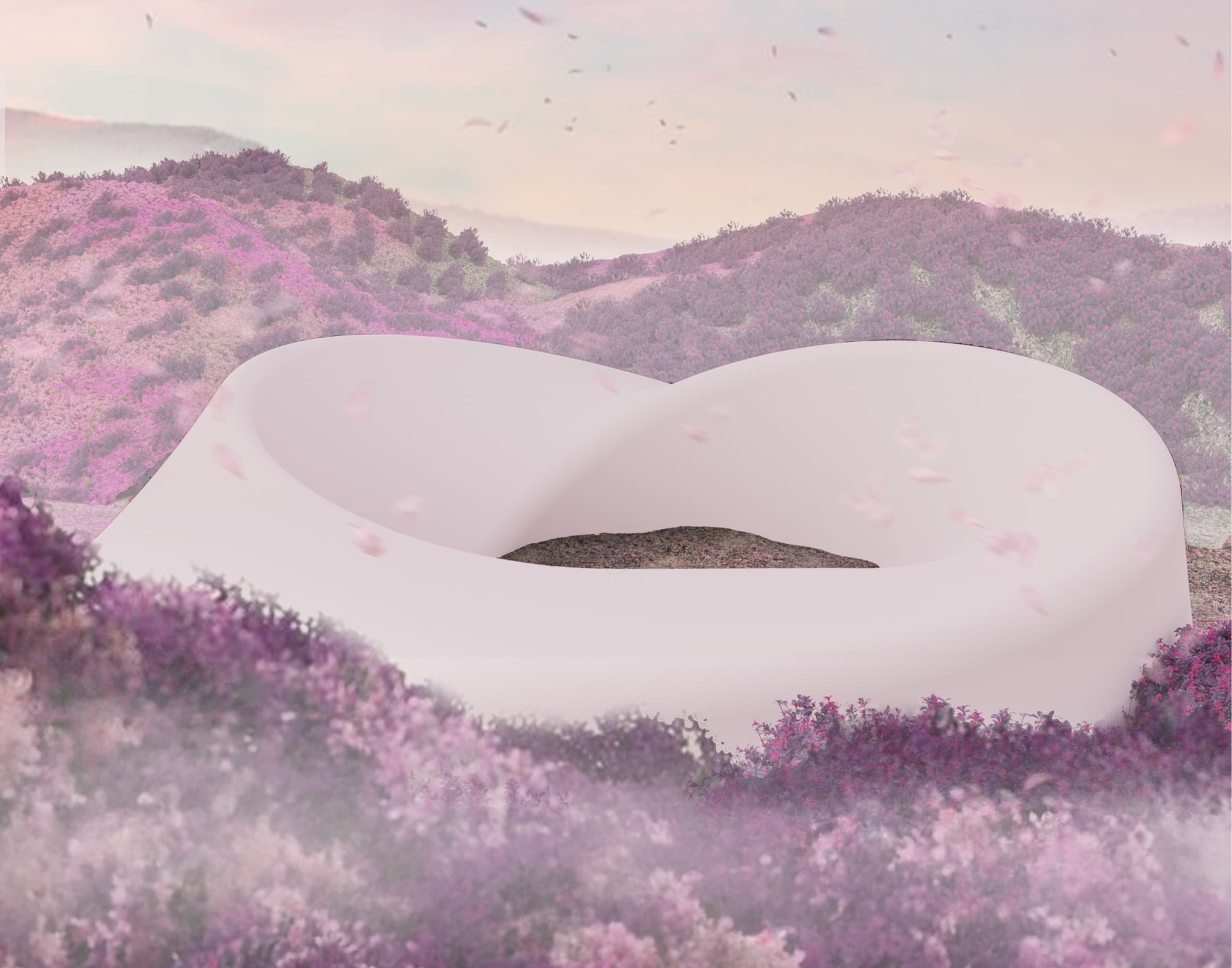 Rendered view of a Mariam Ghaly Studio project